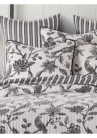 Tanzie Black Quilt Set