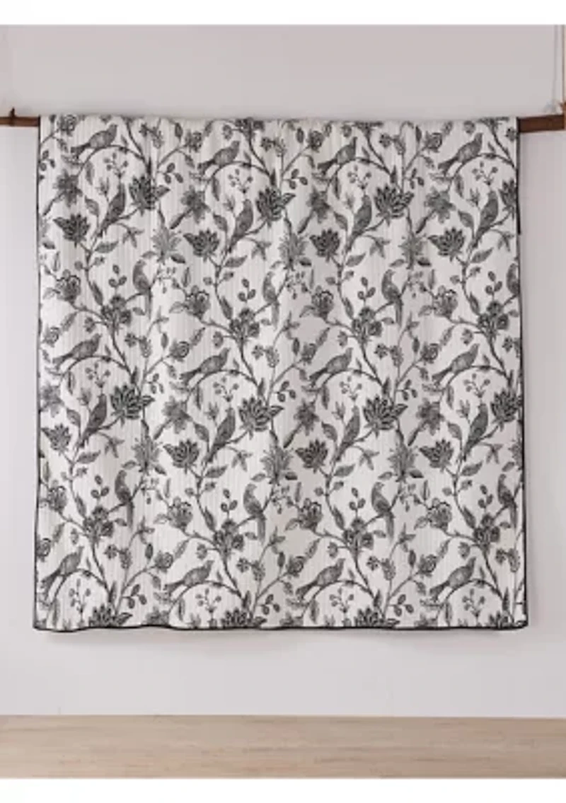 Tanzie Black Quilt Set