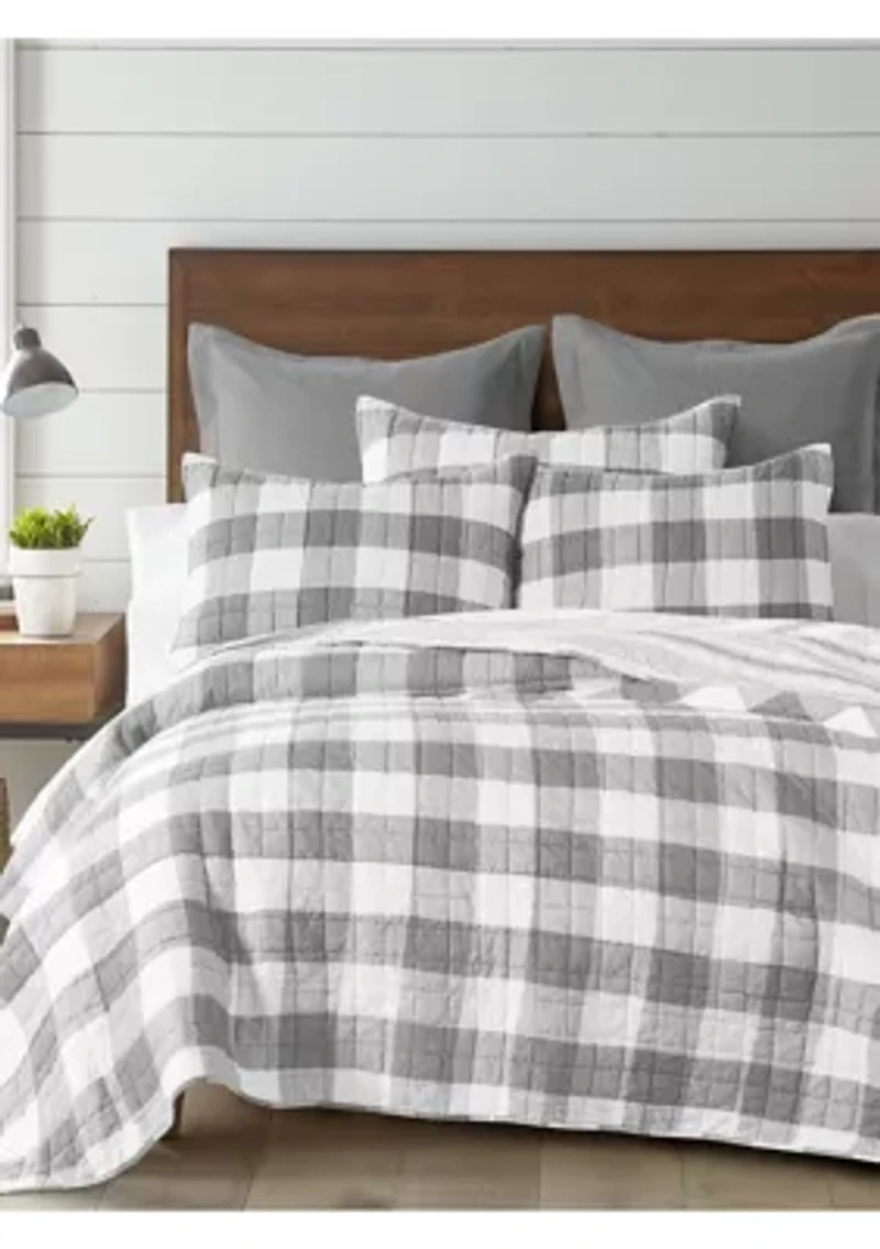 Camden Gray Bedspread Set