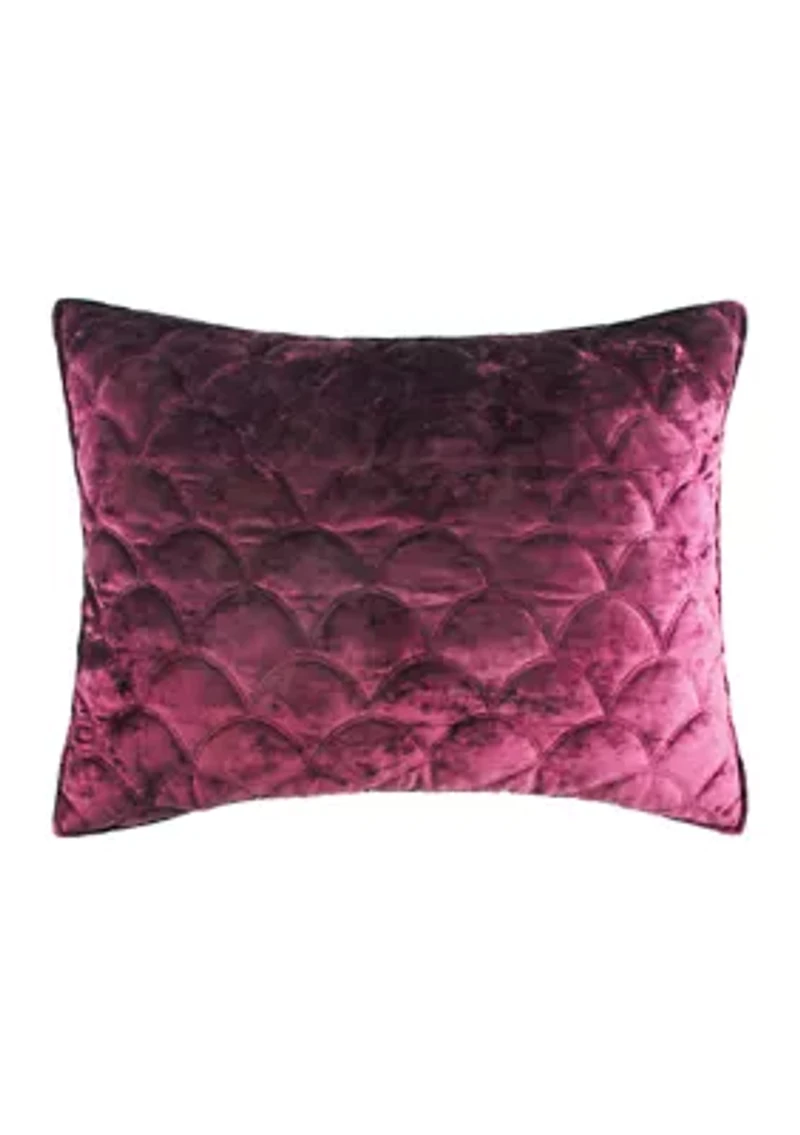 BH Ellora Plum Velvet Sham