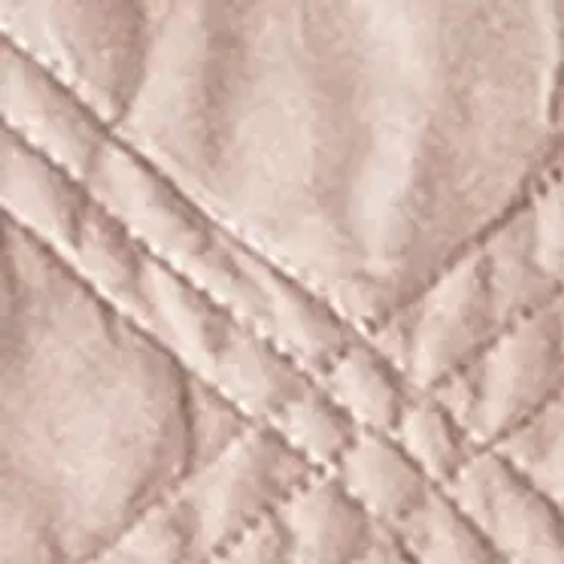 Washed Linen Quilted Sham w/Flange