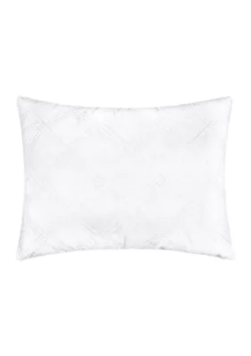 Washed Linen Quilted Sham w/Flange