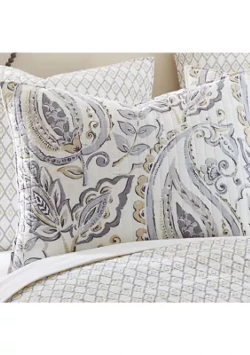 Tamsin Gray Full/Queen Quilt Set