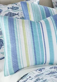 Laida Beach Full/Queen Quilt Set