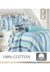 Laida Beach Full/Queen Quilt Set