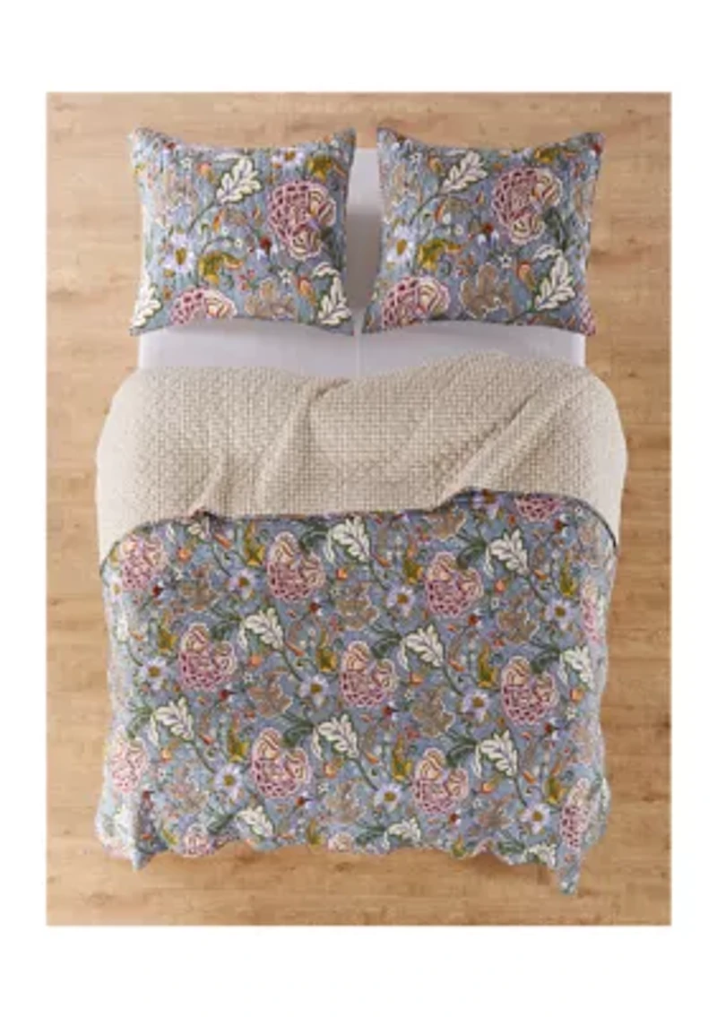 Angelica Full/Queen Quilt Set