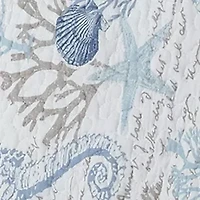 Galapagos Blue Full/Queen Quilt Set