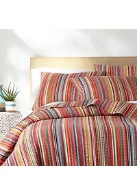 Uluru Stripe Full/Queen Quilt Set