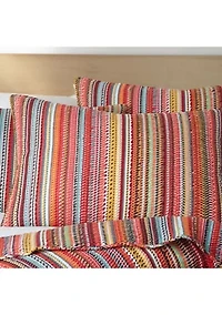 Uluru Stripe Full/Queen Quilt Set