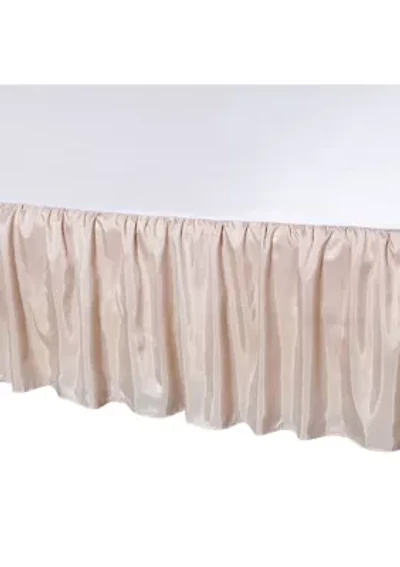 Blush Dupioni Full Dust Ruffle