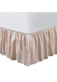 Blush Dupioni Full Dust Ruffle