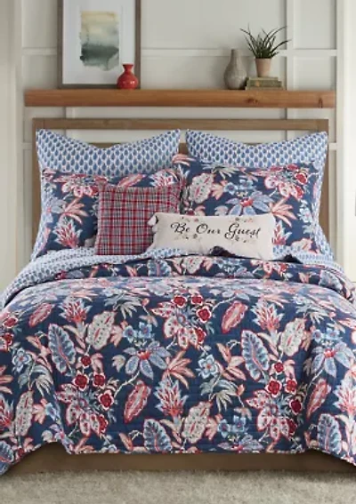 Camden Red Quilt Set