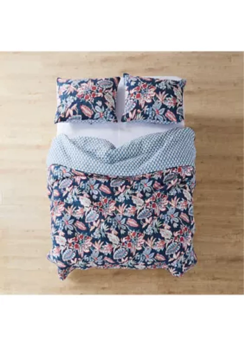 Camden Red Quilt Set