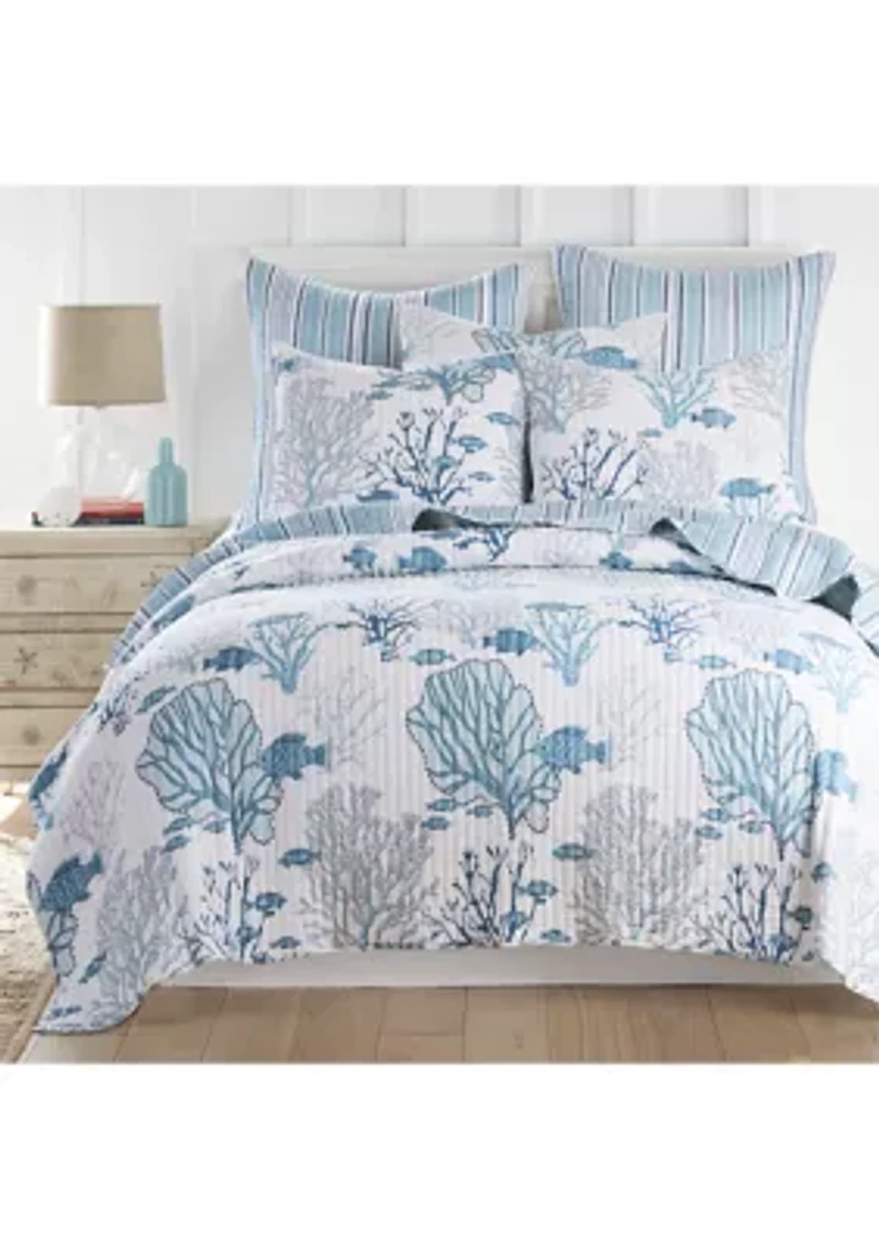 Lacey Sea Quilt Set