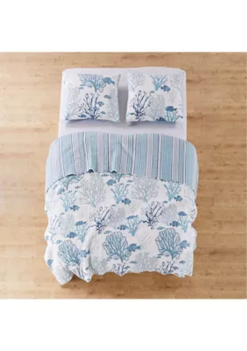 Lacey Sea Quilt Set