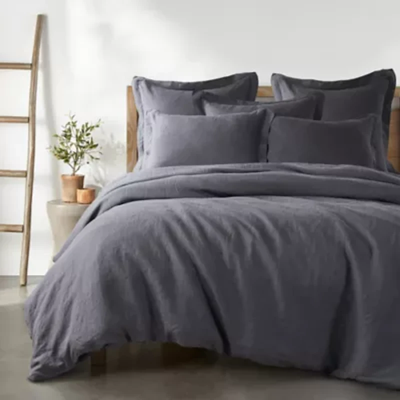 French Flax Washed Linen Duvet Cover
