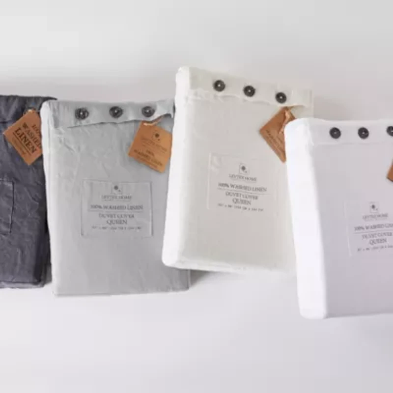 French Flax Washed Linen Duvet Cover