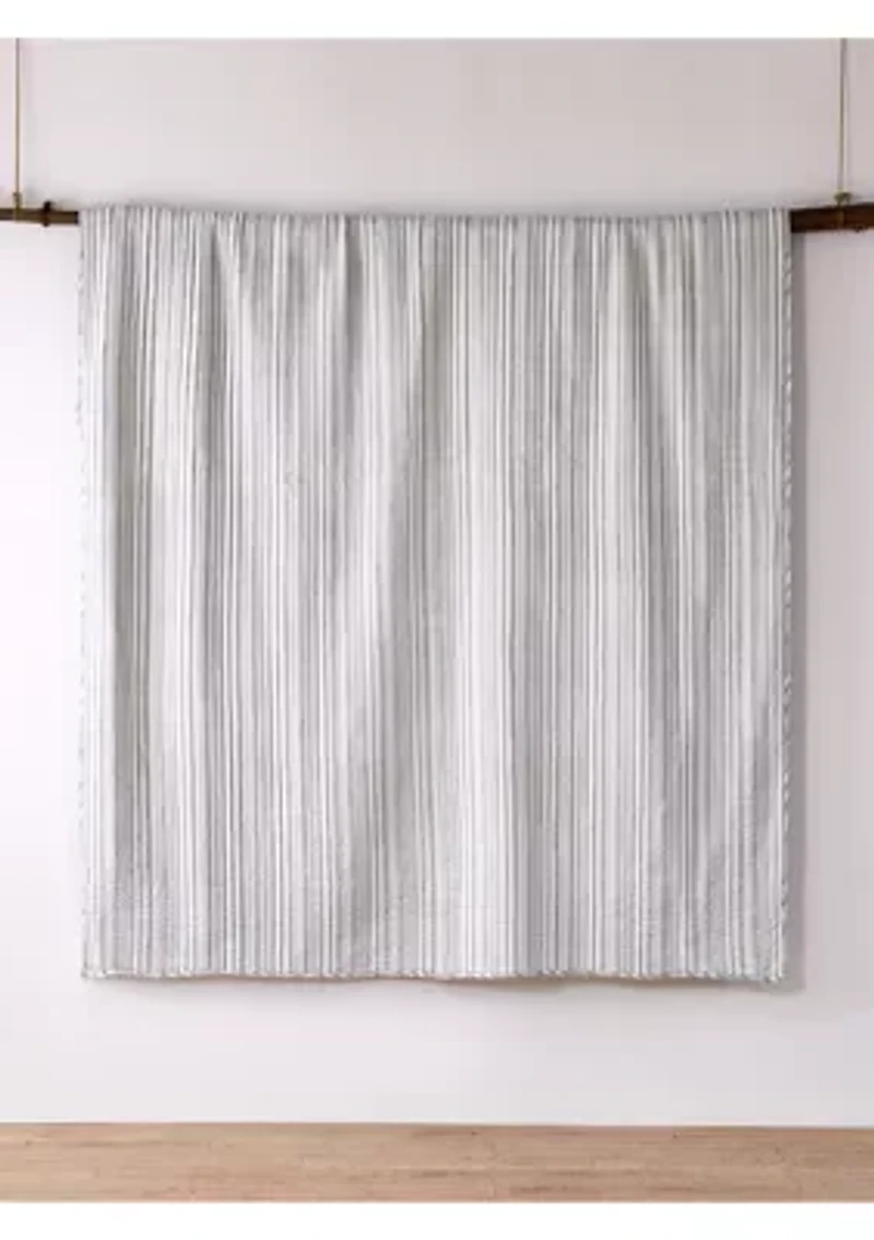Vasari Stripe Gray Quilt Set