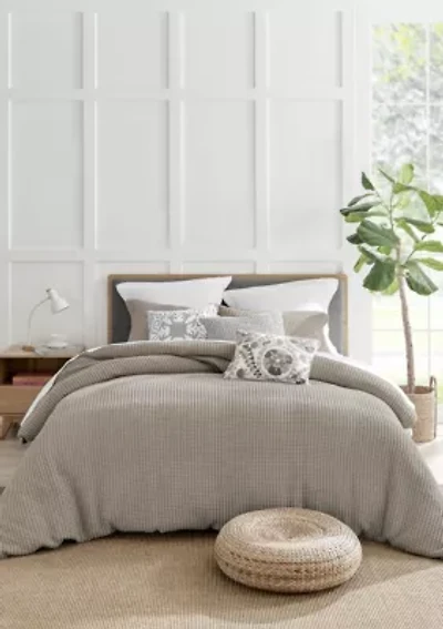 Mills Waffle Duvet Set