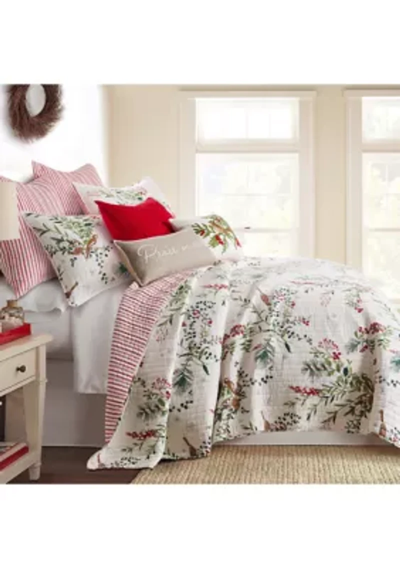 Winterberry Forest King Quilt Set