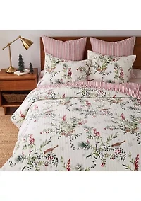 Winterberry Forest King Quilt Set