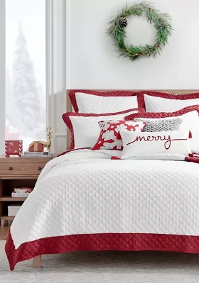All is Bright Full/Queen Quilt Set