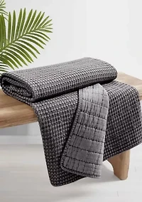 Mills Waffle Quilted Throw