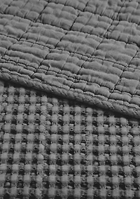 Mills Waffle Quilted Throw