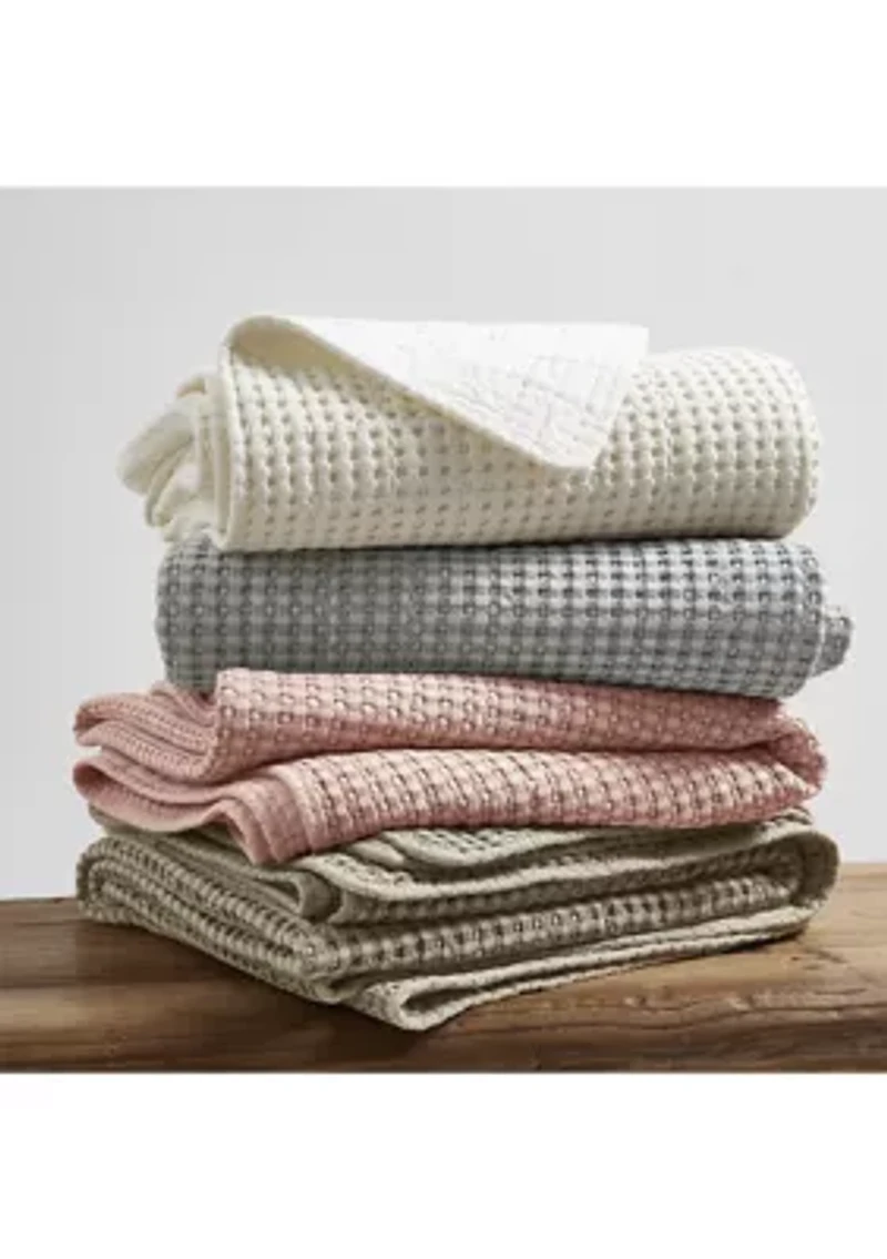 Mills Waffle Quilted Throw