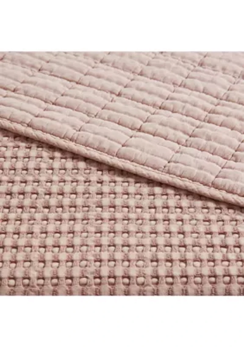 Mills Waffle Quilted Throw