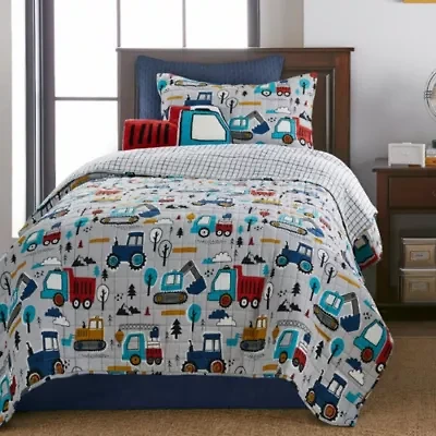 Mod Trucks Twin Quilt Set