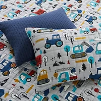Mod Trucks Twin Quilt Set