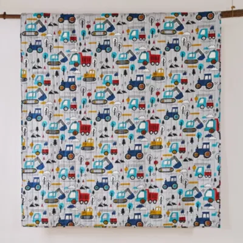 Mod Trucks Twin Quilt Set