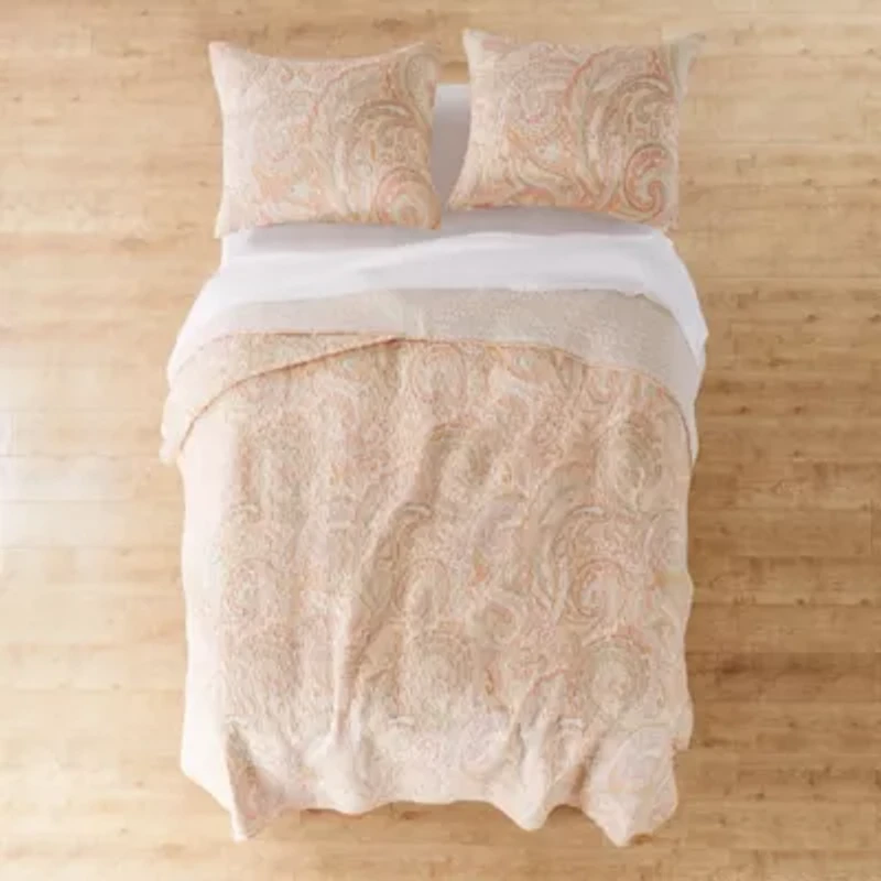 Spruce Coral Quilt Set
