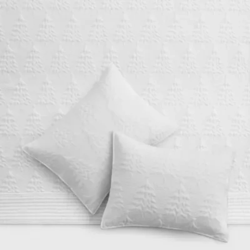 O Christmas Tree White Quilt Set