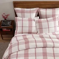 Peppermint Plaid Duvet Cover Set