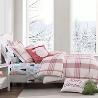 Peppermint Plaid Duvet Cover Set