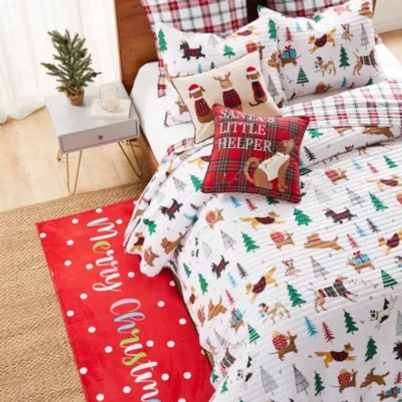 Jingle Paws Quilt Set