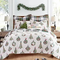 Festive Baubles Quilt Set