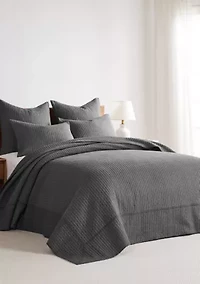 Cross Stitch Chambray Bedspread Set