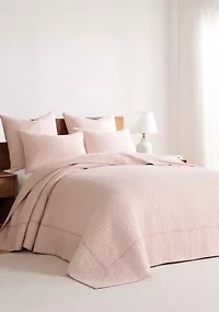 Cross Stitch Chambray Bedspread Set
