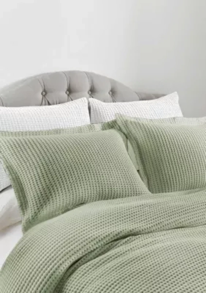 Mills Waffle Duvet Set