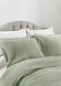Mills Waffle Duvet Set