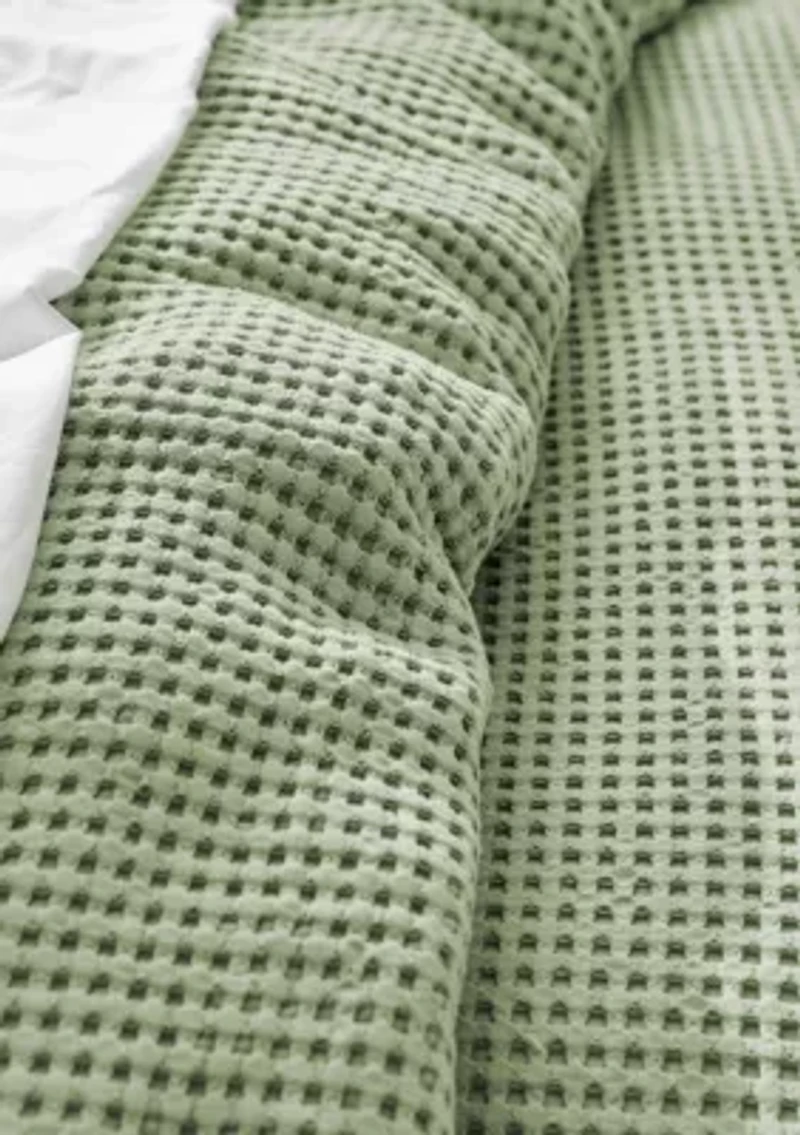 Mills Waffle Duvet Set
