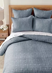 Melange Stitch Quilt Set