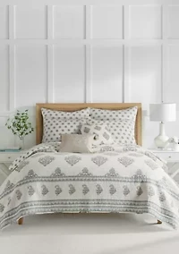 Kamira Ochre Quilt Set