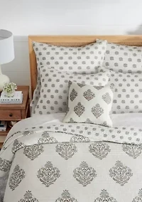Kamira Ochre Quilt Set
