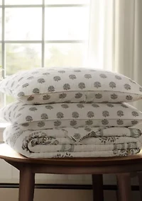 Kamira Ochre Quilt Set