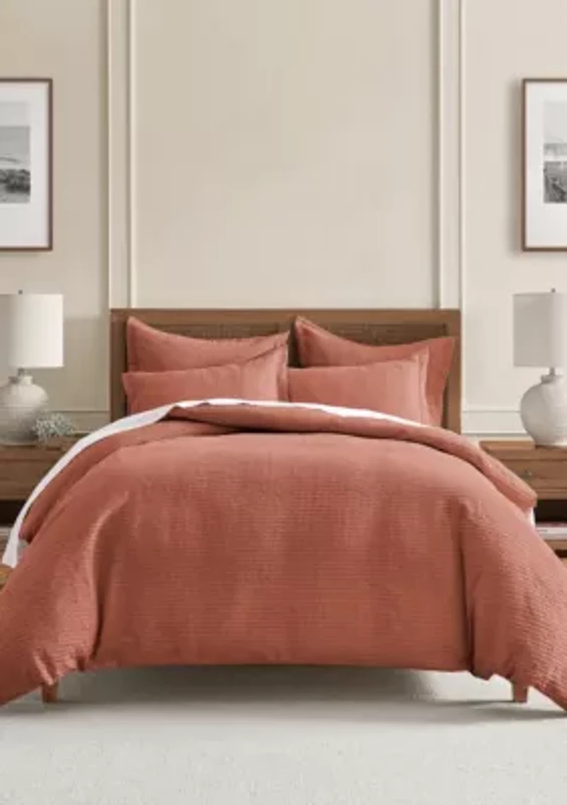 Cloud Waffle Comforter Set