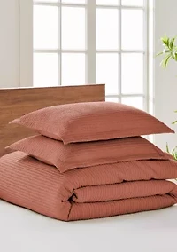 Cloud Waffle Comforter Set